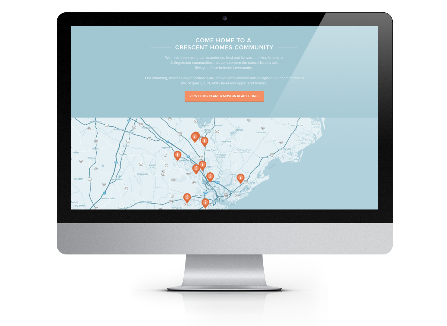 Crescent Homes Website Design ONeil Interactive