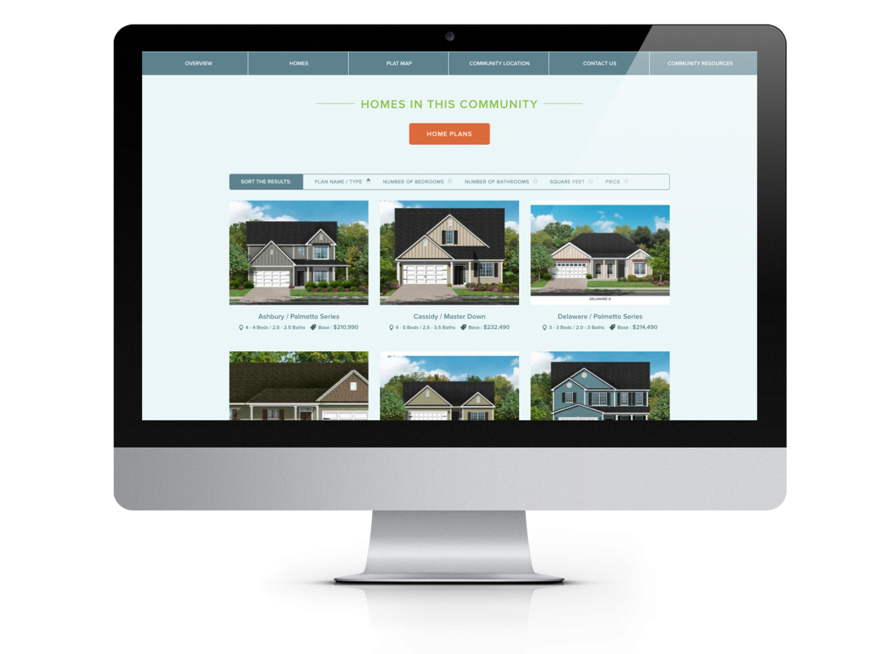 Crescent Homes Website Design