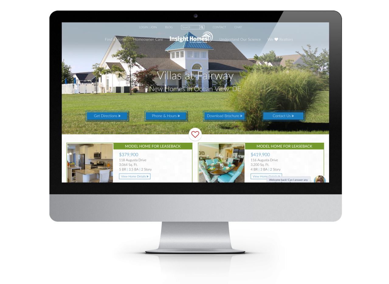 Insight Homes Website Design