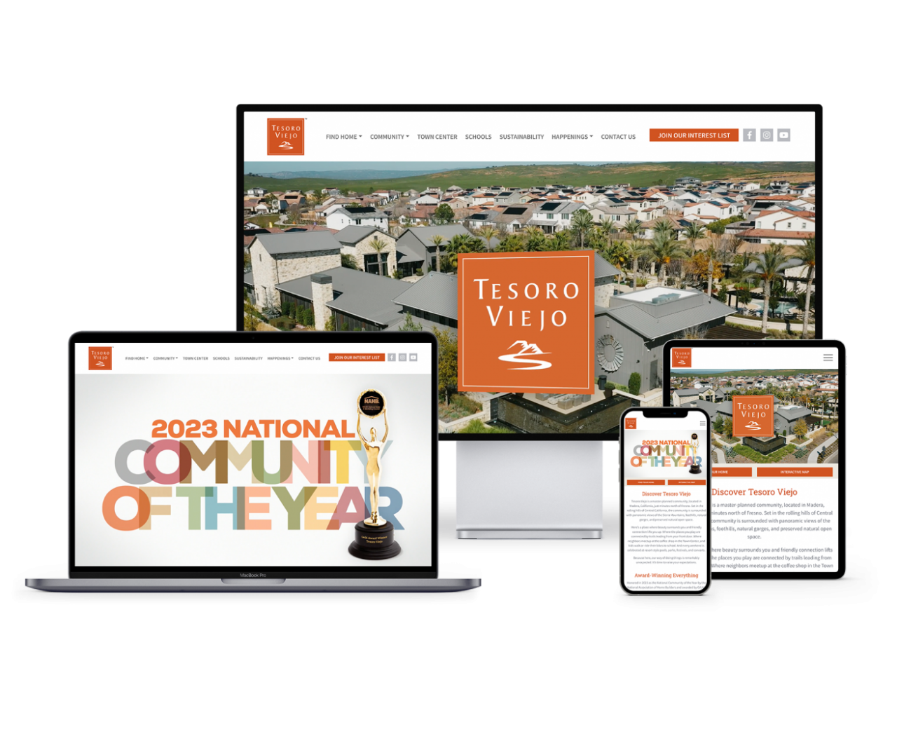 Home Builder Website Design for Tesoro Viejo